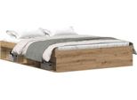 Syfax™ Giroletto Senza Materasso Rovere Artigianale 150X200Cm