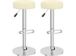 Syfax™ Sgabelli Da Bar 2 Pz Crema In Tessuto