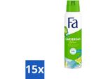 Fa Deodorante Spray Lime Squeeze 150 Ml - Confezione Risparmio - 15 Pezzi