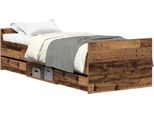 Syfax™ Giroletto Senza Materasso Legno Antico 100X200Cm In Truciolato