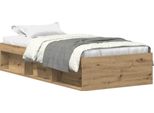 Syfax™ Giroletto Senza Materasso Rovere Artigianale 100X200Cm