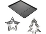 Set Con Teglia Estraibile E 10 Tagliabiscotti - Zenker