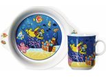 Ritzenhoff & Breker Kinderset Haribo Seaworld 2-Tlg., Porzellan, Blau, 438093