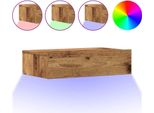 Syfax™ Comodino Legno Antico 60X35 Cm In Legno Multistrato