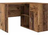 Syfax™ Scrivania Ad Angolo Con Cassetto Legno Vecchio 102 X 88 X 75 Cm