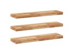 Syfax™ Mensole Da Parete 3 Pz 100X20X4 Cm Legno Acacia Rifinito A Olio