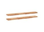 Syfax™ Mensole Da Parete 2 Pz 120X20X4 Cm Legno Acacia Rifinito A Olio