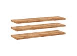 Syfax™ Mensole Da Parete 3 Pz 160X40X4 Cm Legno Acacia Rifinito A Olio