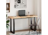 Syfax™ Piano Scrivania Non Trattato 140X50X4Cm Legno Massello Acacia