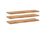 Syfax™ Mensole Da Parete 3 Pz 140X40X4 Cm Legno Acacia Rifinito A Olio