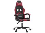 Syfax™ Sedia Gaming Nero E Rosso Vino In Pelle Finta