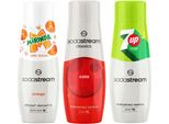 Sciroppo Per Sodastream Cola + Mirinda Zero + 7Up Zero Macchina Per Bevande Gassate