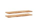Syfax™ Mensole Da Parete 2 Pz 160X40X4 Cm Legno Acacia Rifinito A Olio