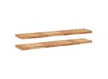 Syfax™ Mensole Da Parete 2 Pz 160X30X4 Cm Legno Acacia Rifinito A Olio