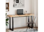 Syfax™ Piano Scrivania Non Trattato 120X50X4Cm Legno Massello Acacia
