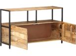 Syfax™ Credenza 110X35X65 Cm In Legno Massello Di Mango