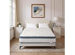 Materasso Tribesigns 140X200 Cm Altezza 25 Cm, H3, 7 Zone, Materasso A Molle Insacchettate Con Oeko-Tex, Materasso A Molle Con Gel Memory Foam