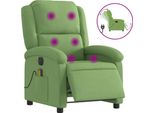 Syfax™ Poltrona Massaggiante Reclinante Elettrica Verde Chiaro Velluto