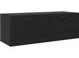 Vidaxl Armadio A Muro Look Rovere Nero 100 X 36,5 X 35 Cm