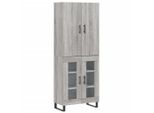 Syfax™ Credenza Grigio Sonoma 69,5X34X180 Cm In Legno Multistrato