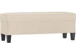 Syfax™ Panca Crema 100X35X41 Cm In Microfibra