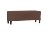 Syfax™ Panca Marrone 100X35X41 Cm In Pelle Finta