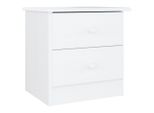 Syfax™ Comodino Alta Bianco 41X35X41 Cm In Legno Massello Di Pino