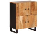 Syfax™ Credenza Con 4 Ante 60X33X75 Cm In Legno Massello Di Acacia