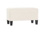 Syfax™ Panca Beige 70X35X41 Cm In Microfibra