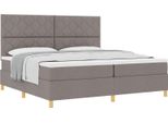 Syfax™ Letto A Molle Con Materasso Talpa 200 X 200 Cm Tessuto
