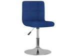 Syfax™ Sgabello Da Bar Girevole Blu In Tessuto