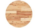 Syfax™ Piano Tavolo Rotondo Ø60X2 Cm In Legno Massello Di Acacia