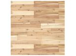 Syfax™ Piano Tavolo Quadrato 70X70X4 Cm In Legno Massello Di Acacia