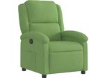 Syfax™ Poltrona Reclinabile Verde Chiaro In Velluto
