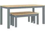 Syfax™ Set Da Pranzo 3 Pz Panama Grigio In Legno Massello Di Pino