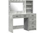 Syfax™ Tavolo Da Trucco Grigio 78.5 X 41 X 135 Cm Legno Multistrato