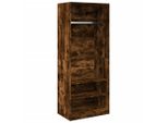 Syfax™ Armadio Rovere Fumo 80X50X200 Cm In Legno Multistrato