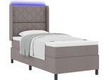 Syfax™ Letto A Sorgente Led Con Materasso Talpa 100 X 200 Cm Tessuto