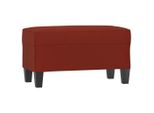 Syfax™ Panca Rosso Vino 70X35X41 Cm In Pelle Finta