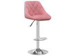 Syfax™ Sgabello Da Bar Rosa In Velluto