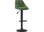 Syfax™ Sgabello Da Bar Verde Scuro In Velluto
