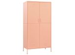 Syfax™ Armadio Rosa 90X50X180 Cm In Acciaio