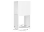 Syfax™ Armadietto Girevole Bianco 34,5X34,5X75,5 Cm In Truciolato