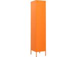 Syfax™ Armadio Arancione 35X46X180 Cm In Acciaio