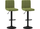 Syfax™ Sgabelli Da Bar 2 Pz Verde Chiaro In Velluto