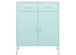 Syfax™ Armadietto Menta 80X35X101,5 Cm In Acciaio