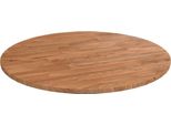 Syfax™ Piano Tavolo Rotondo Marrone Chiaro Ø50X1,5 Cm Rovere Trattato
