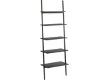 Syfax™ Scaffale Pendente A 5 Livelli Nero 64X34X185,5 Cm