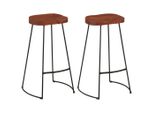 Syfax™ Sgabelli Da Bar Gavin 2 Pz 50X40X78 Cm Legno Massello Di Mango