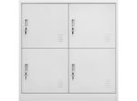 Syfax™ Armadietto Con Chiave Grigio Chiaro 90X45X92,5 Cm In Acciaio